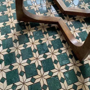 Gạch Mosaic Đá Cẩm Thạch Tự Nhiên Màu Xanh Đậm Pha Be