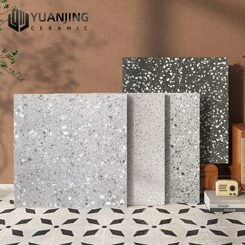 Gạch Ceramic Porcelanato vân Terrazzo bề mặt mờ xu hướng mới
