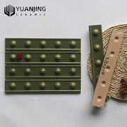 Gạch Ceramic 300x600mm Họa Tiết Phong Cách Kem Pháp Vân Móng Mèo Dùng Cho Tường Bếp, Phòng Tắm, Sàn Ban Công