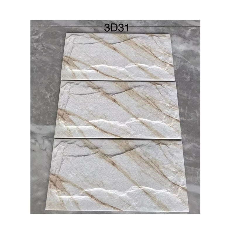 Gạch Sứ Ceramic 3D Ốp Tường Bán Chạy Giá Rẻ 200x400mm Trang Trí Ngoại Thất Biệt Thự