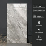 Gạch lát sàn gốm sứ vân đá cẩm thạch vàng 60x120