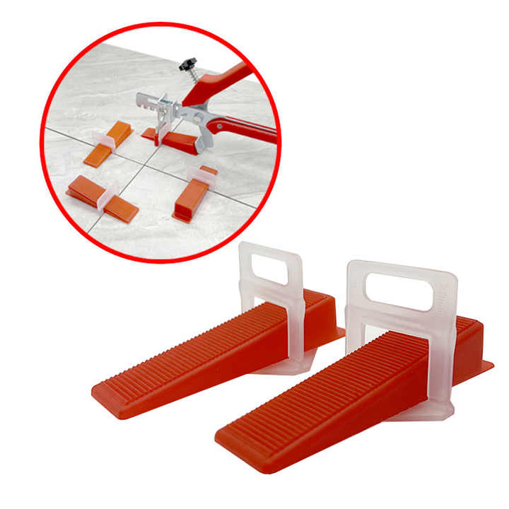 Hệ thống cân bằng gạch với kẹp cách khoảng 1.5mm & 1mm hiện đại