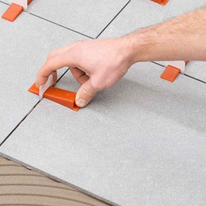 Hệ thống cân bằng gạch với kẹp gạch và phụ kiện cao cấp