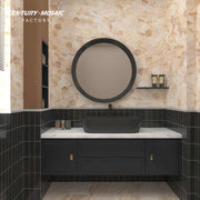 Mẫu Khảm Đá Cẩm Thạch Calacatta Rosa Gold Centurymosaic