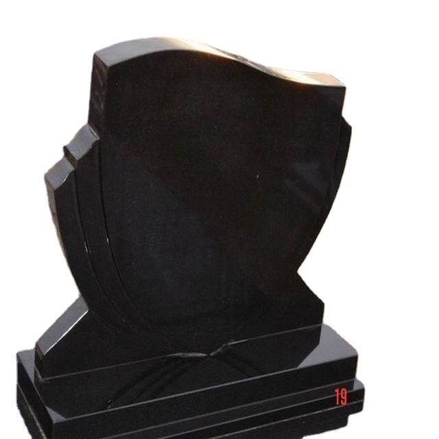 Bia mộ đá hoa cương đen chất lượng cao cho mộ, bia mộ và đài tưởng niệm ngoài trời bán chạy, thiết kế đài tưởng niệm tang lễ