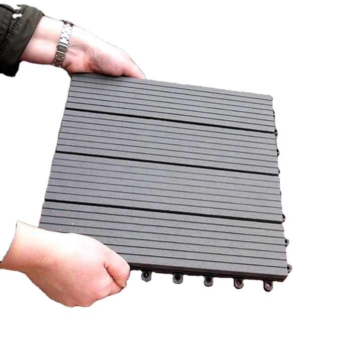 Tấm lát sàn ngoài trời ghép nối tự làm bằng vật liệu composite gỗ nhựa