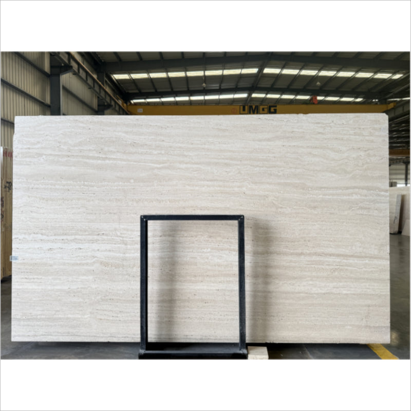 Sản phẩm đá tự nhiên trực tiếp từ nhà máy Gạch ốp tường đá vôi màu be Đá vôi Rome Beige Đá cẩm thạch Đá travertine