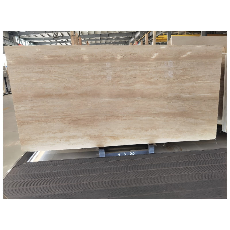 Đá vôi màu be lát sàn, tấm đá Travertine ốp tường