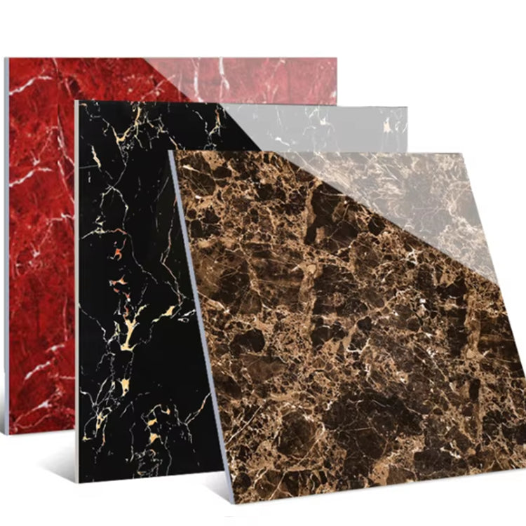 Gạch Tráng Men Đánh Bóng Toàn Phần Hiện Đại Màu Tím Đỏ Gạch Sẫm 60X60 Dùng Cho Sàn Phòng Khách, Phòng Ăn, Tường Nội Thất