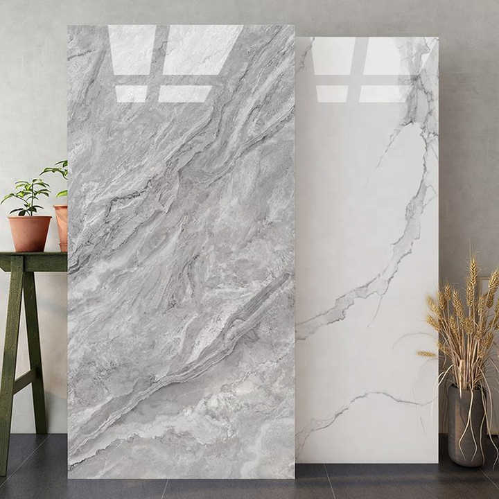 Gạch lát nền bán chạy 750x1500mm giả đá cẩm thạch sáng tối trắng bóng  – Daisan Store