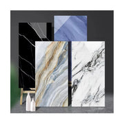 Tấm Sứ Ốp Tường Cao Cấp Vân Đá Cẩm Thạch, Tráng Men Bóng Cao, Màu Trắng 1200x600