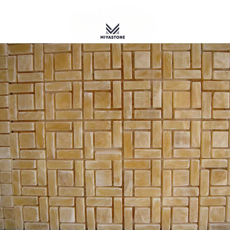 Mosaic Đá Rỉ Sét Ốp Tường Ngoại Thất Lát Sàn Đá Văn Hóa Xếp Chồng Mosaic Đá Phiến Rỉ Sét