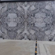 Tấm đá vôi xám Trung Quốc vân hóa thạch ốp mặt tiền Xám Pierre