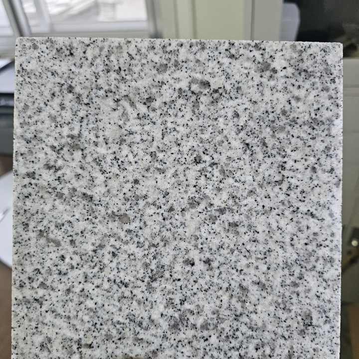 Tấm đá granite tráng men trắng xám tùy chỉnh