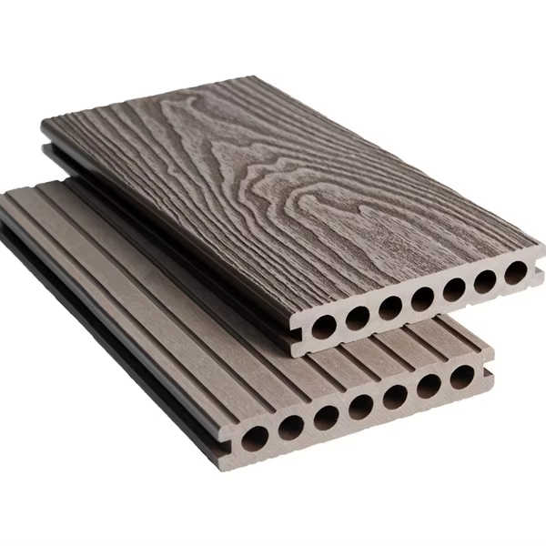 Sàn gỗ nhựa đúc nổi 3D lỗ tròn thân thiện với môi trường