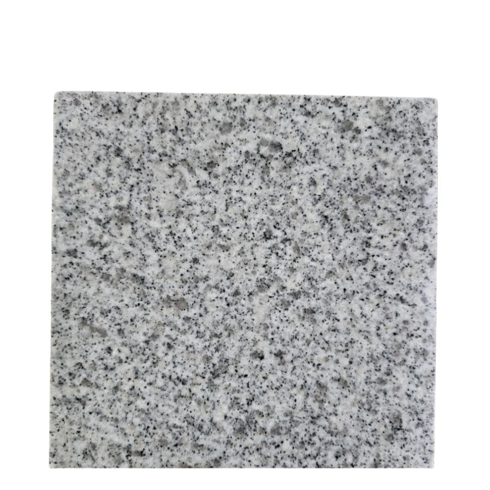 Mặt bàn đá granite màu trắng xám kiểu cổ điển, đánh bóng và búa lửa, d – Daisan Store