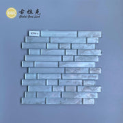 Gạch Mosaic Kính Pha Lê Dạng Gạch Màu Trong Suốt