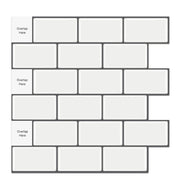 Gạch dán tường mosaic ốp bếp nâng cấp, tự dính 12x12 inch cho bếp và phòng tắm
