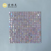 Gạch Mosaic Thủy Tinh Tím Hình Vuông Mini