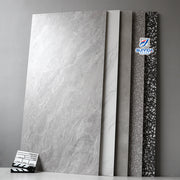 Gạch Sứ Lát Sàn Và Ốp Tường Cao Cấp Chống Trượt Phong Cách Mộc Mạc Vân Đá Cẩm Thạch Xám Mờ Kích Thước 600x1200mm Dùng Cho Phòng Tắm Trong Nhà