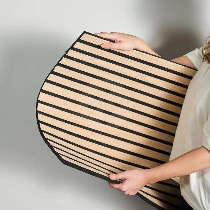 Tấm tiêu âm cách âm Akupanels trang trí tường gỗ MDF chống ồn hút âm