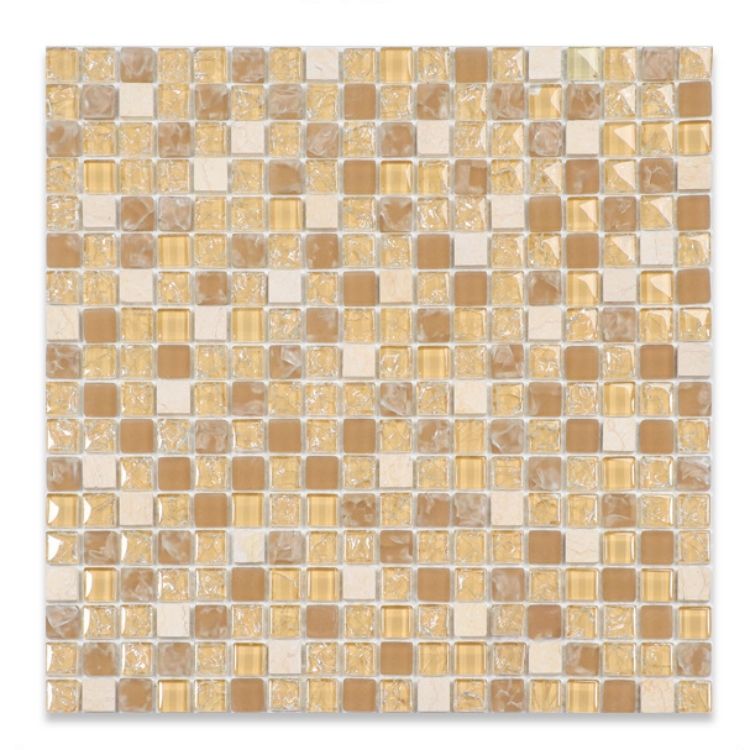 Gạch Mosaic Kính Rạn Băng Pha Lê Ốp Tường Bếp, Quầy Bar, Phòng Tắm, Tường Nền TV