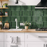 Jorunns Giấy dán tường 3D Trang trí nhà cửa DIY Gạch ốp tường bếp Bóc và dán Xanh Tite Gạch ốp tường dán bóc
