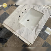 Mặt Bàn Đá Cẩm Thạch Trắng Trang Trí Cao Cấp Cho Phòng Tắm Nhà Bếp