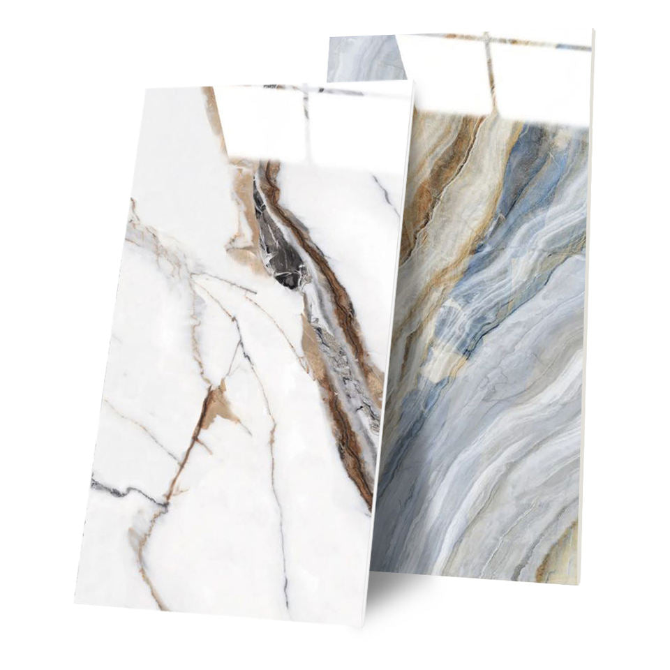 Gạch sứ lát sàn bóng vân đá cẩm thạch giả đá Phật Sơn