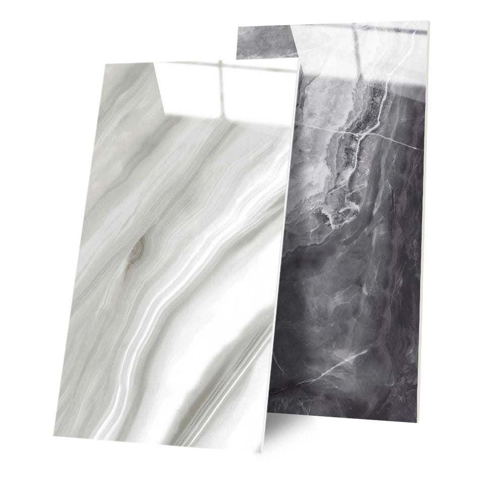 Gạch lát sàn sứ bóng họa tiết vân đá cẩm thạch