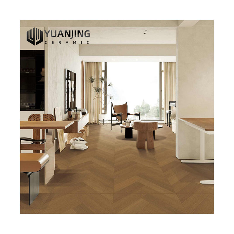 Gạch Porcelain Lát Sàn Nội Thất Bề Mặt Mờ Vân Gỗ 800x800mm