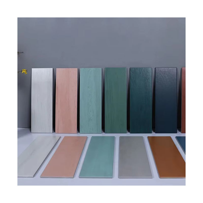 Gạch sứ tráng men Darla vân gỗ màu đơn sắc dùng cho phòng tắm ốp tường hoặc lát sàn 150x450mm