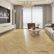 Gạch Ceramic Vân Gỗ Thiết Kế Truyền Thống Dùng Cho Tường Nội Thất, Gạch Bóng Thô Mộc Bền Chắc Cho Phòng Tắm, Nhà Bếp, Khách Sạn