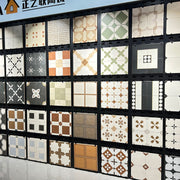 Gạch gốm sứ họa tiết hoa bề mặt mờ dùng cho sàn, tường phòng khách, phòng tắm, nhà bếp, phòng ăn, trung tâm thương mại - Gạch ốp tường và lát sàn nội thất