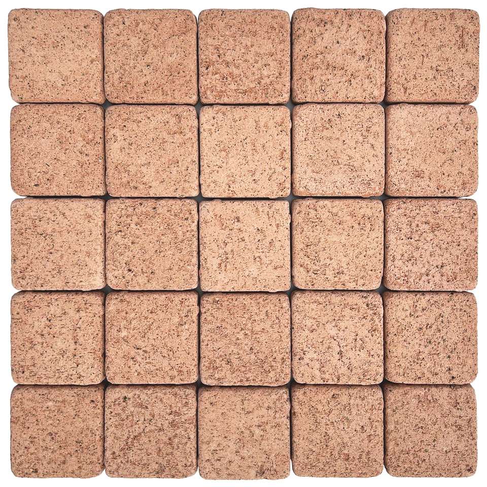Gạch Vuông Mỏng 98x98x30mm Lát Sân Vườn Lối Đi Cảnh Quan Model P12 Nhật Bản