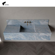 Lavabo Đá Cẩm Thạch Xanh Tostone Đơn Giản Sang Trọng