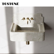 Bồn Rửa Tostone Đá Cẩm Thạch Monet Sóng Đơn Giản