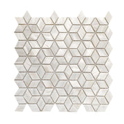 Gạch Mosaic Vỏ Sò Kiểu Parquet Châu Âu Bề Mặt Bóng Trắng Ngọc Trai Trang Trí Tường Nội Thất Hiện Đại Cho Tường Nền Phòng Khách Ban Công