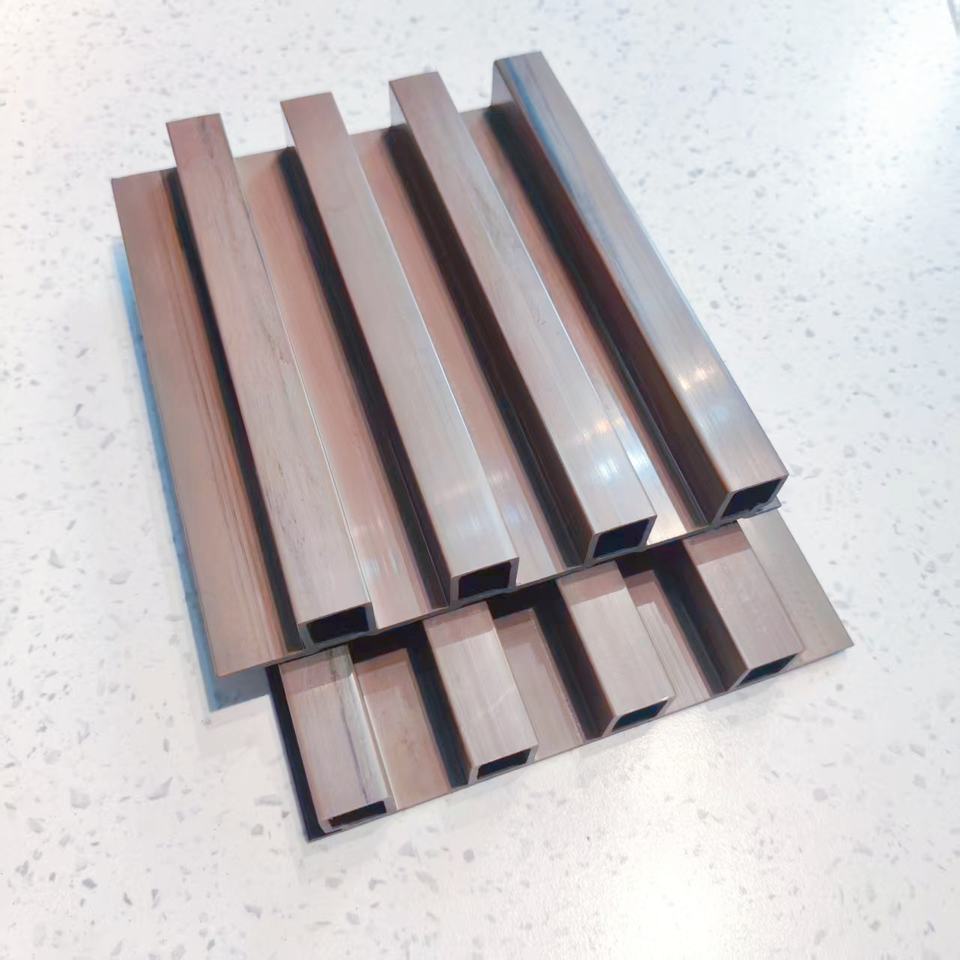 Tấm ốp tường ASA vật liệu mới, sử dụng ngoài trời, chống chịu thời tiết tốt, 150*15MM