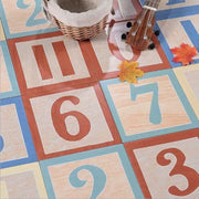 Gạch Gốm Sứ 8mm Họa Tiết Số, Chữ Cái Và Hoa Dùng Ốp Tường Và Làm Chỉ Viền Nội Thất Cho Nhà Trẻ, Phòng Trẻ Em, Phòng Khách, Phòng Tắm