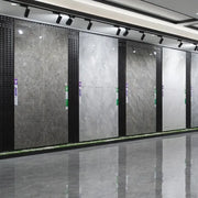 Tấm sứ lát sàn phòng ngủ sang trọng vân đá cẩm thạch bóng, kích thước lớn 750x1500mm