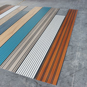 Tấm ốp trần/tường PVC chống thấm lưng đen 8mm dùng cho trang trí nội thất