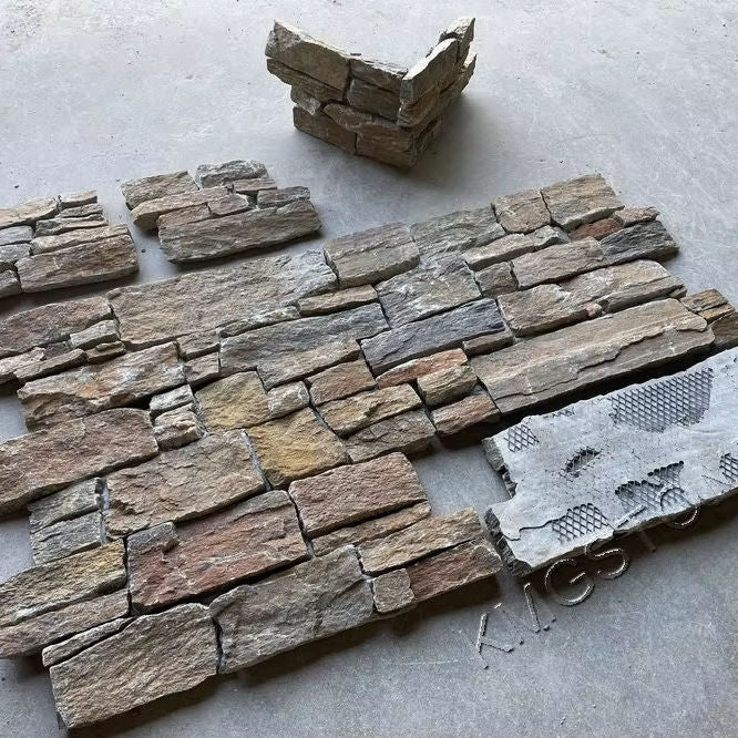 Tấm ốp và Phiến đá mỏng Đá Phiến Tự Nhiên - Đá Ngoại Thất Bền, Thân thiện với Môi trường cho Kiến trúc Biệt thự Hiện đại