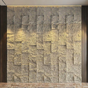 Tấm ốp trang trí tường nền đá nhân tạo PU hiện đại giả đá văn hóa và đá vôi nội ngoại thất