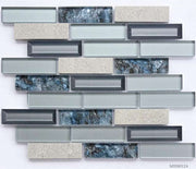 Gạch Mosaic Kính Tứ Giác Chất Lượng Cao Dùng Trang Trí Tường Phòng Tắm Cao Cấp