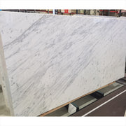Gạch lát sàn phòng tắm đá cẩm thạch trắng Statuario và Carrara Ý, thiết kế đẹp