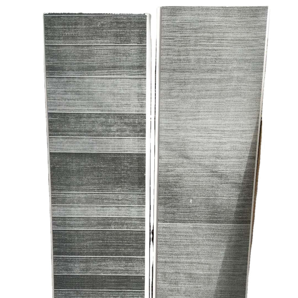 Tấm Trần PVC Trang Trí Rộng 250mm Kiểu Tấm Lợp Hiệu Ứng Gạch Mosaic Màu Xám Đậm cho Phòng Tắm