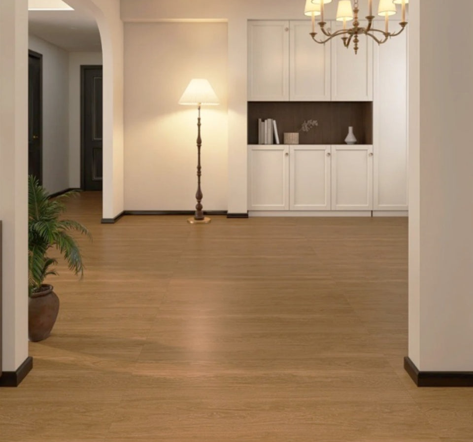 Gạch lát nền sứ vân gỗ hiện đại
