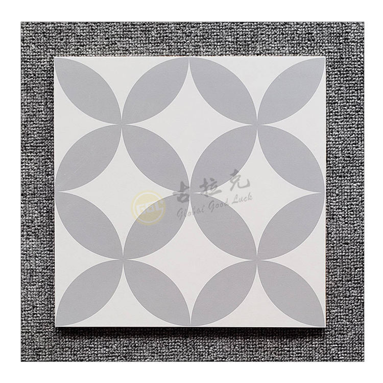 Gạch Sứ Phối Màu Đen Trắng Hiện Đại Chống Nước Dùng Cho Phòng Ngủ, Nhà Bếp, Phòng Tắm, Khách Sạn