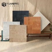 Gạch Lát Nền Sân Vườn Ngoài Trời Yuanjing Phong Cách Lâu Đài Màu Vôi Cổ Điển Chống Trượt 600x600mm